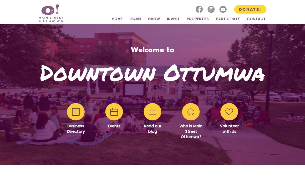 Main Street Ottumwa district directory within the 52501 postal area