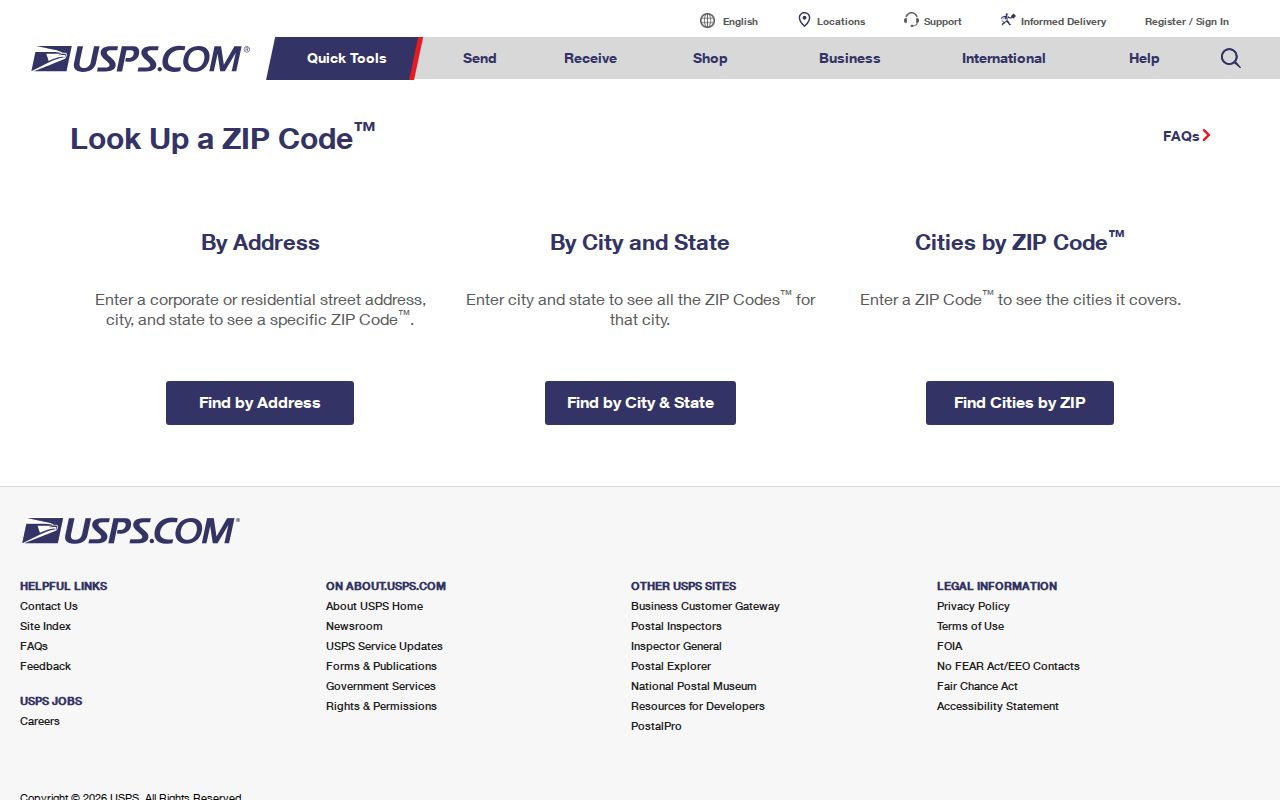 USPS ZIP Code Lookup used to verify Ottumwa mailing addresses